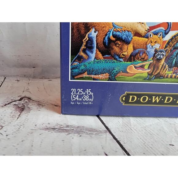 Dowdle Jigsaw Puzzle 300 Piece Animals Of America New Sealed - Picture 2 of 3
